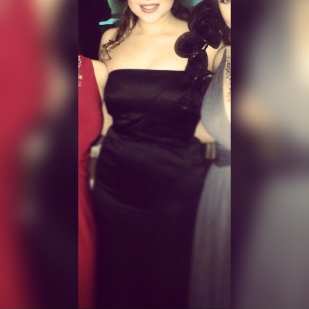 Black evening dress
